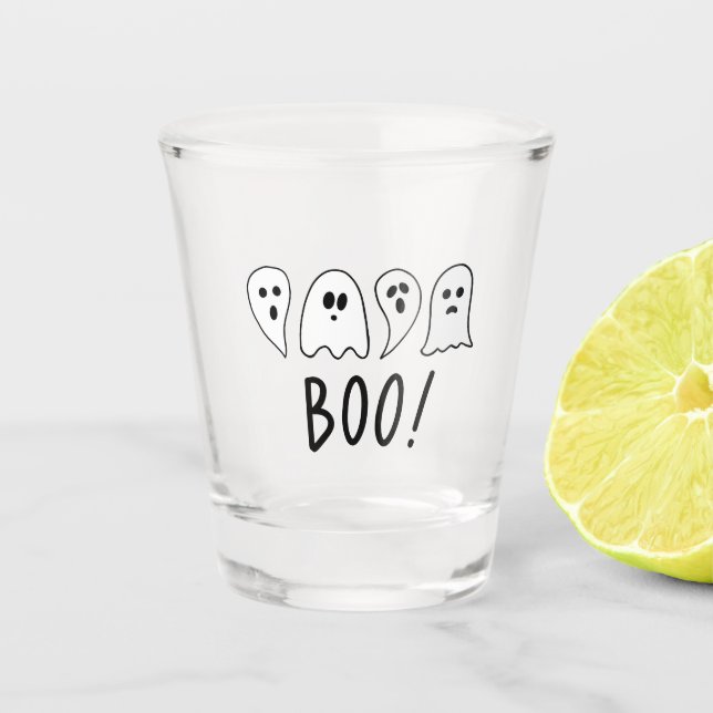 Vaso De Chupito Halloween Ghosts Boo (Anverso)