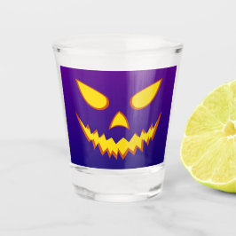 Vaso De Chupito Halloween Grinning Face Jack o Lantern Pumpkin