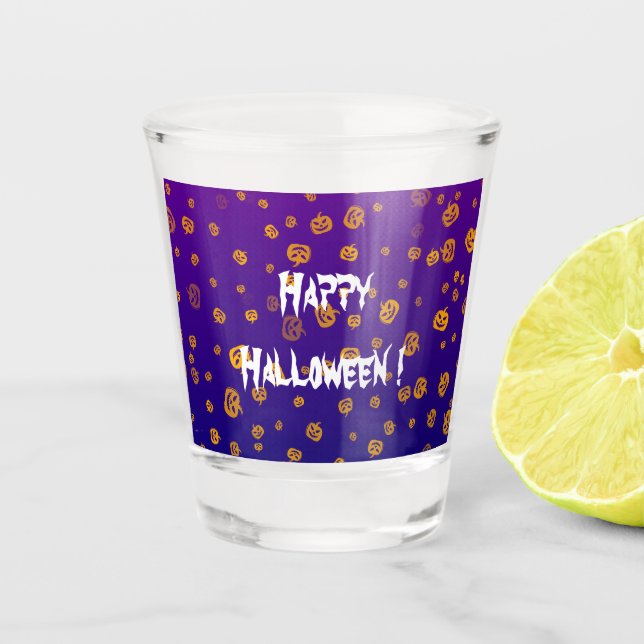 Vaso De Chupito Halloween Jack Pumpkins (Anverso)