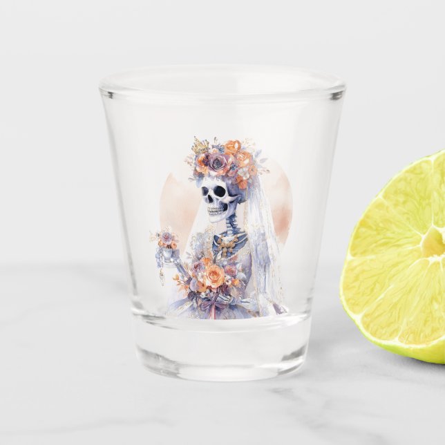 Vaso De Chupito Halloween Skeleton Shot Glass (Anverso)