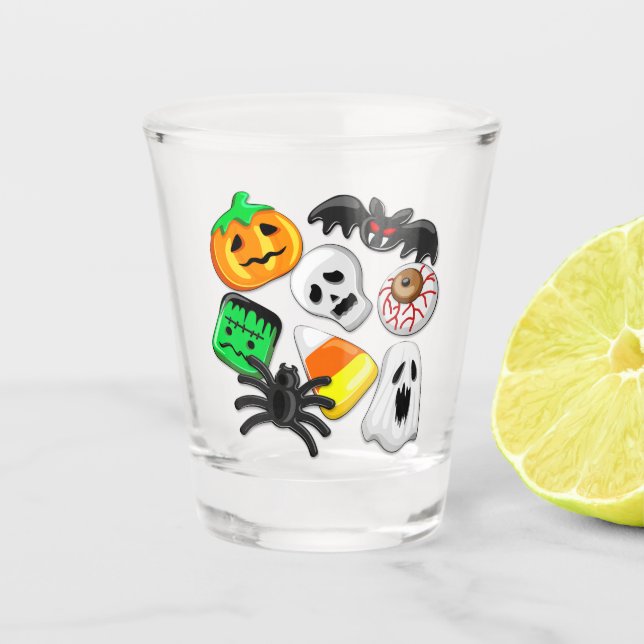 Vaso De Chupito Halloween Spooky Candies Fiesta (Anverso)
