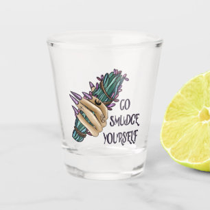 Vaso De Chupito Halloween "Vete de mancha a ti mismo" divertido va