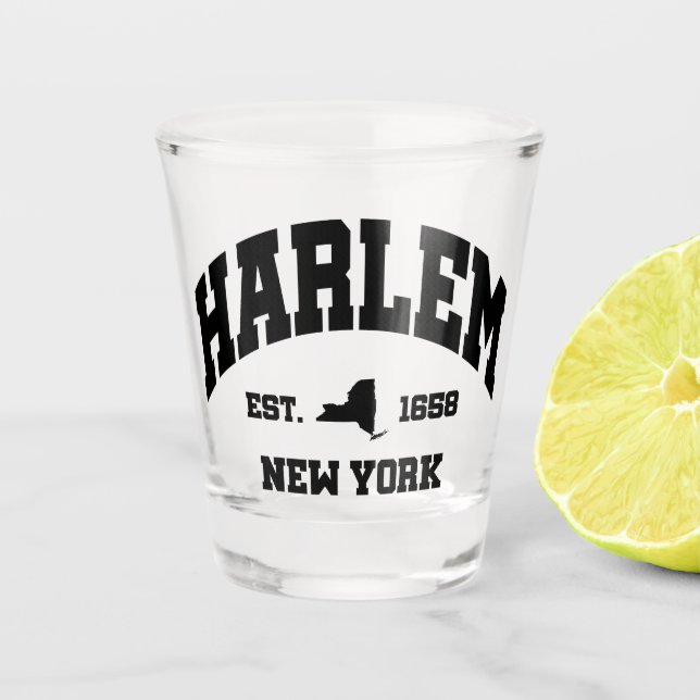 Vaso De Chupito Harlem, Nueva York (Anverso)