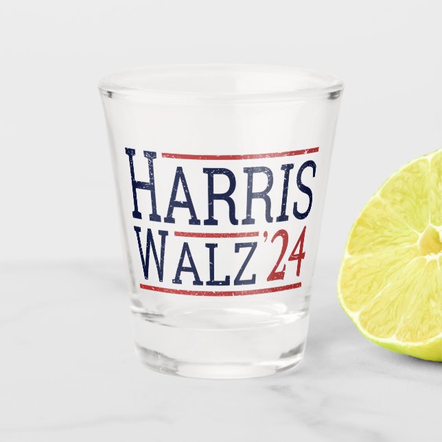 Vaso De Chupito Harris Walz Election 2024 I (Anverso)