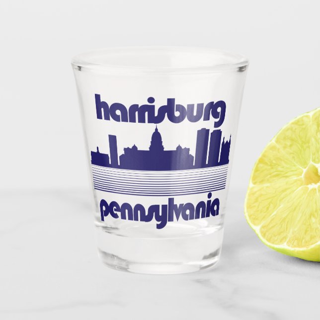 Vaso De Chupito Harrisburg, Pennsylvania (Anverso)