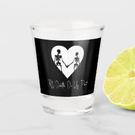 Vaso De Chupito Hasta La Muerte Nos Parecen Esbozos Glass Blanco D