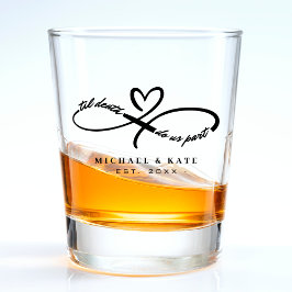 Vaso De Chupito Hasta que la muerte nos separe símbolo de infinito