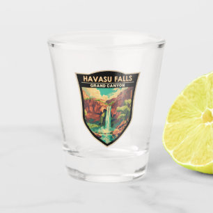 Vaso De Chupito Havasu Falls Gran Cañón Viaje Arte Vintage