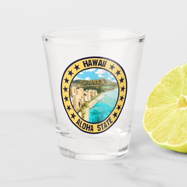 Vaso De Chupito Hawái (Anverso)