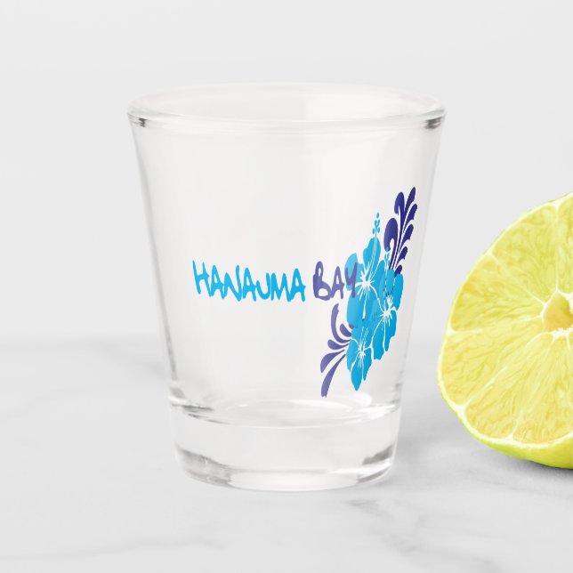 Vaso De Chupito Hawai Hibiscus Shot glass (Anverso)