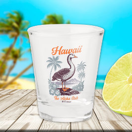 Vaso De Chupito Hawaii Aloha State Goose Souvenir