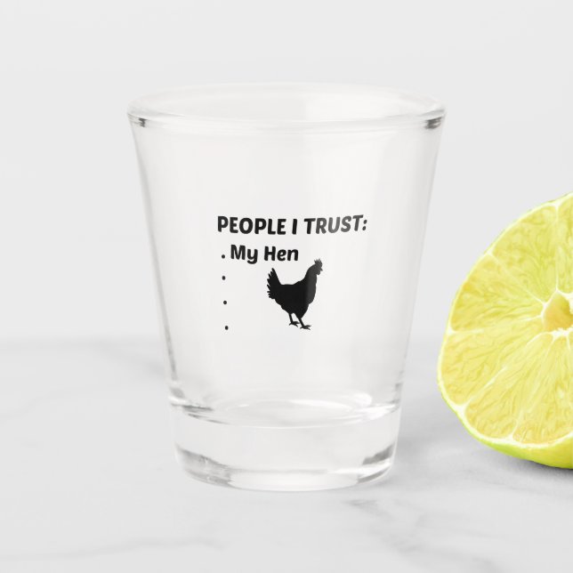 VASO DE CHUPITO HEN TRUST (Anverso)