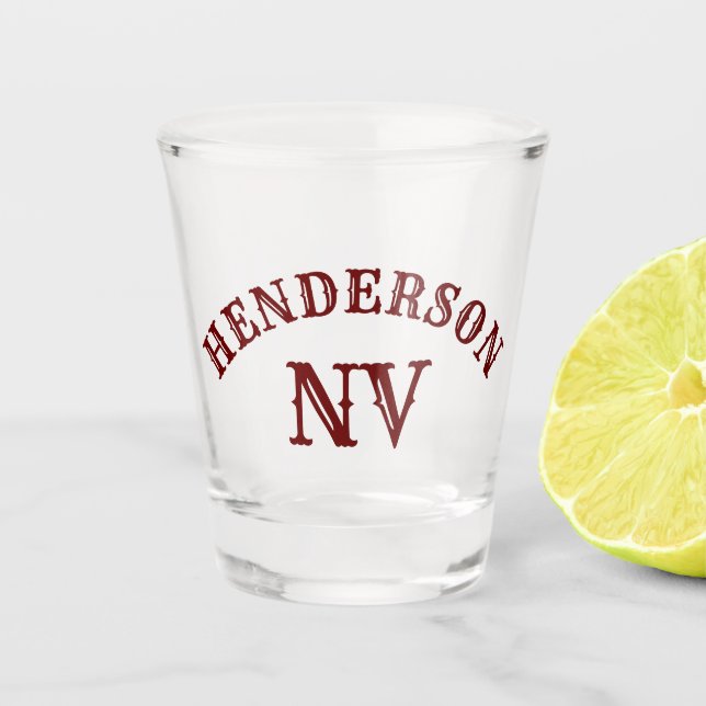 Vaso De Chupito Henderson, Nevada (Anverso)