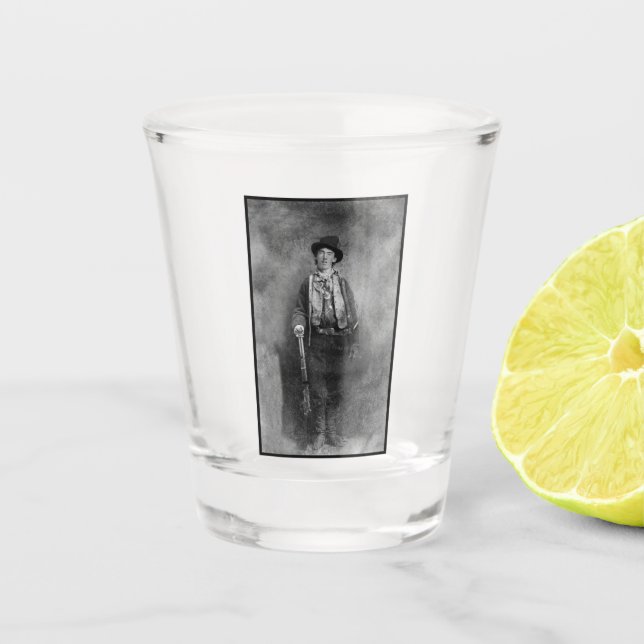 Vaso De Chupito Henry McCarty, Billy, el chico forajido del viejo  (Anverso)