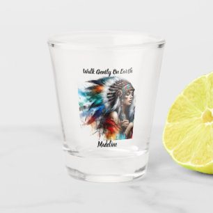 Vaso De Chupito Herencia Tribal Tradicional