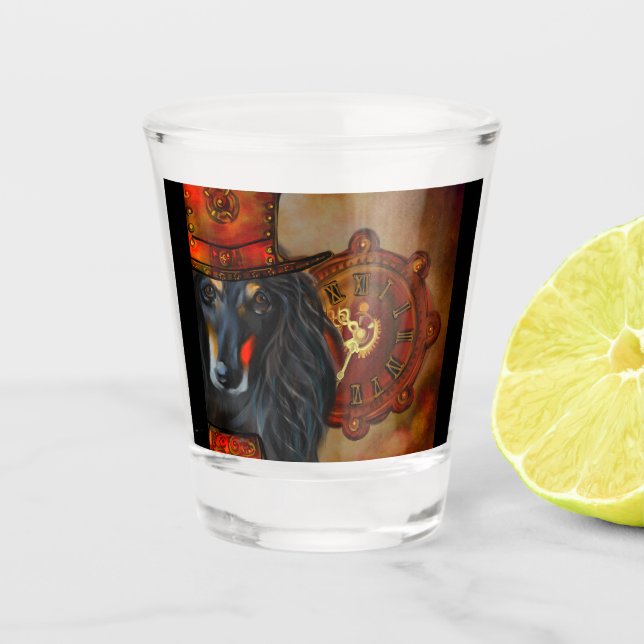 Vaso De Chupito Herido afgano (Anverso)