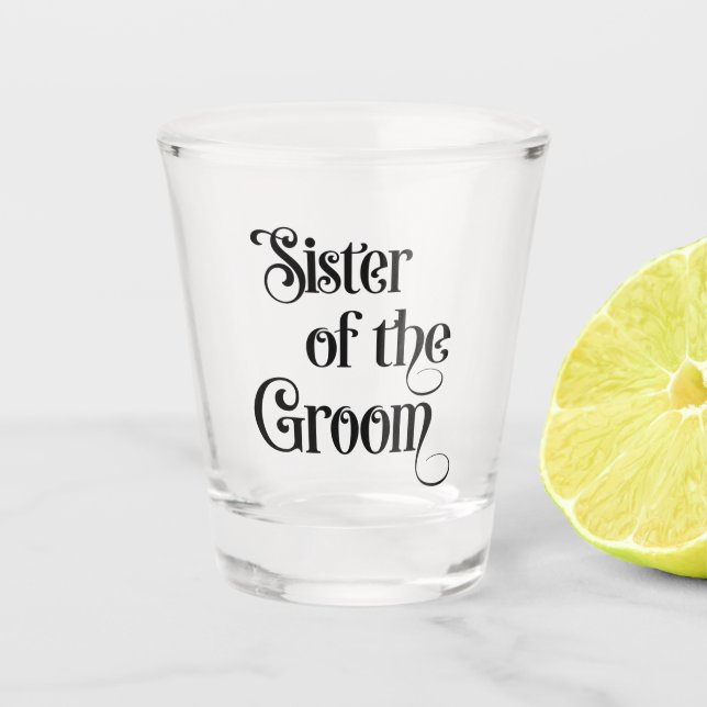 Vaso De Chupito Hermana del Novio (Anverso)