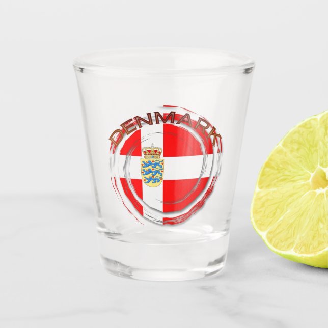Vaso De Chupito ¡Hermosa Dinamarca Disparó Vidrio! (Anverso)