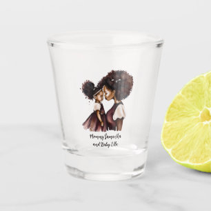 Vaso De Chupito Hermosa mamá y hija negras (24)