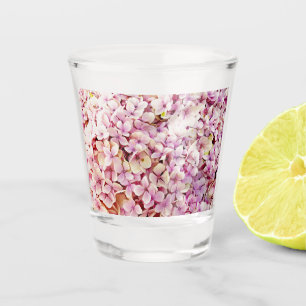 Vaso De Chupito Hermosas flores de Hydrangea