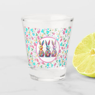 Vaso De Chupito Hermoso lindo, colorido 3 de Pascua