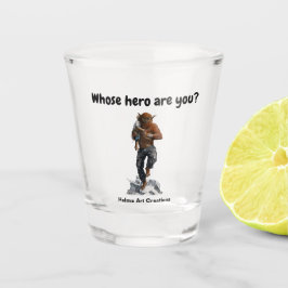 Vaso De Chupito Héroe de Bugbear rescatando cristales de arte de f