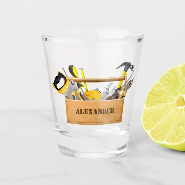 Vaso De Chupito Herramientas y gadgets de mano Fiesta de cumpleaño (Anverso)