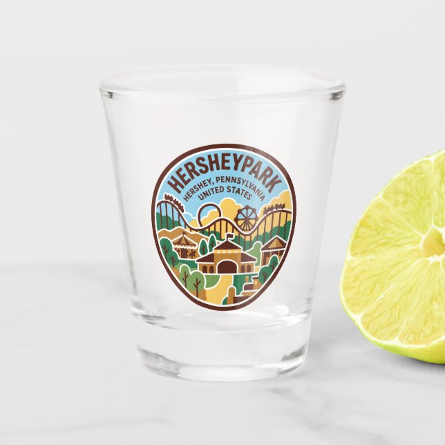 Vaso De Chupito Hersheypark Pensilvania (Anverso)