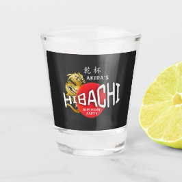 Vaso De Chupito Hibachi Chef Japanese BBQ Sushi Dragon Birthday
