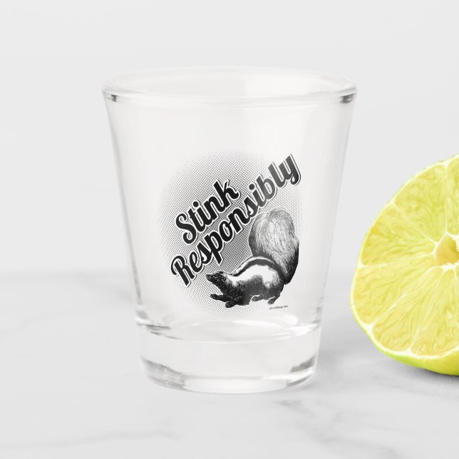 Vaso De Chupito Hiede Responsablemente (Anverso)