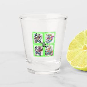 Vaso De Chupito Hip Hop Easter Bunny Buddies, Neon Green Camiset