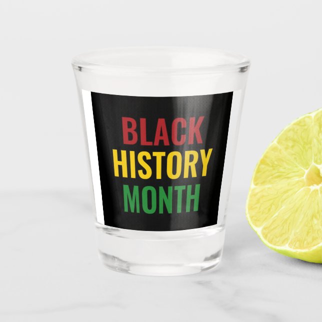 VASO DE CHUPITO HISTORIA NEGRA MES BHM (Anverso)