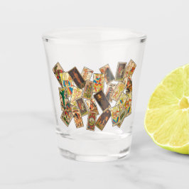 Vaso De Chupito Histórico vidrio de tiro Tarot