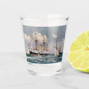 Vaso De Chupito HMS inflexible ironclad Battleship 1876