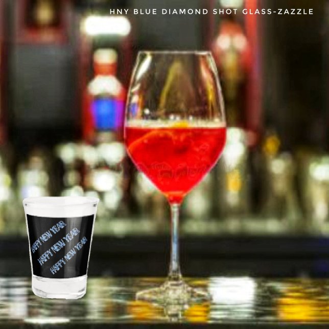 Vaso De Chupito HNY-Blue Diamond (Subido por el creador)