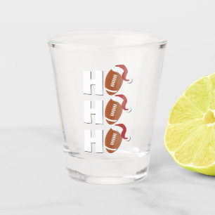 Vaso De Chupito Ho Ho Ho Fútbol Humor Divertido de la Temporada