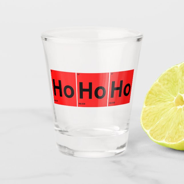 Vaso De Chupito Ho Ho Ho Ho Santa (Anverso)