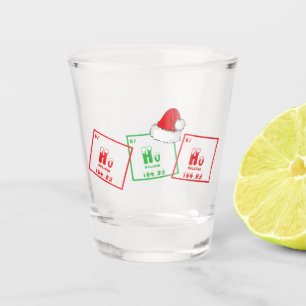 Vaso De Chupito Ho Ho Ho Navidades divertidos Química Geek Humor