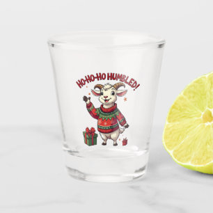Vaso De Chupito Ho Ho Ho Sombrero de Santa Navidad Cabra de Santa