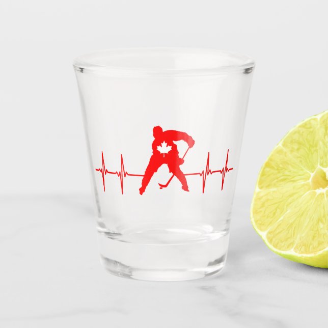 Vaso De Chupito Hockey Canadá  (Anverso)