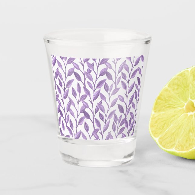 Vaso De Chupito Hojas de lavanda (Anverso)