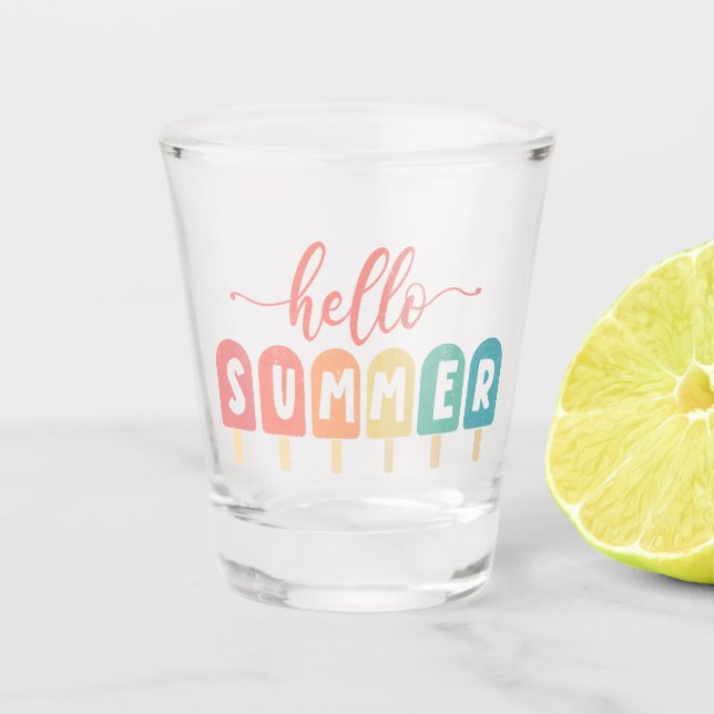 Vaso De Chupito Hola Summer Pastel Popsicles (Anverso)