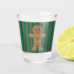 Vaso De Chupito Hombre de Jengibre de Navidad Divertido y Elegante