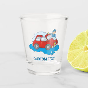 Vaso De Chupito Hombre de lavado de coches