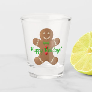 Vaso De Chupito Hombre de pan de jengibre