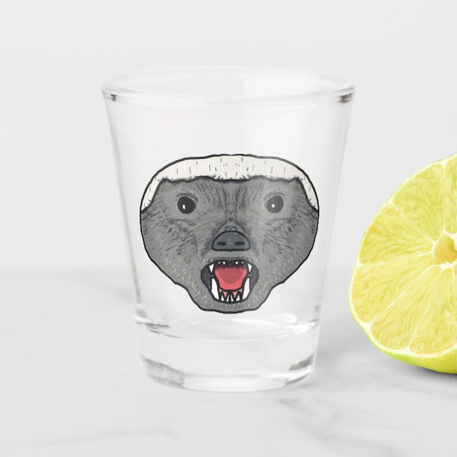 Vaso De Chupito Honey Badger (Anverso)