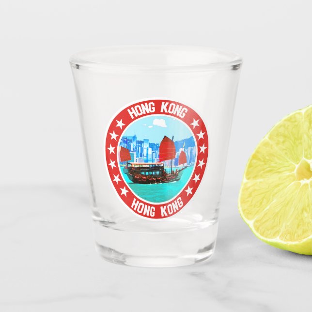 Vaso De Chupito Hong Kong (Anverso)