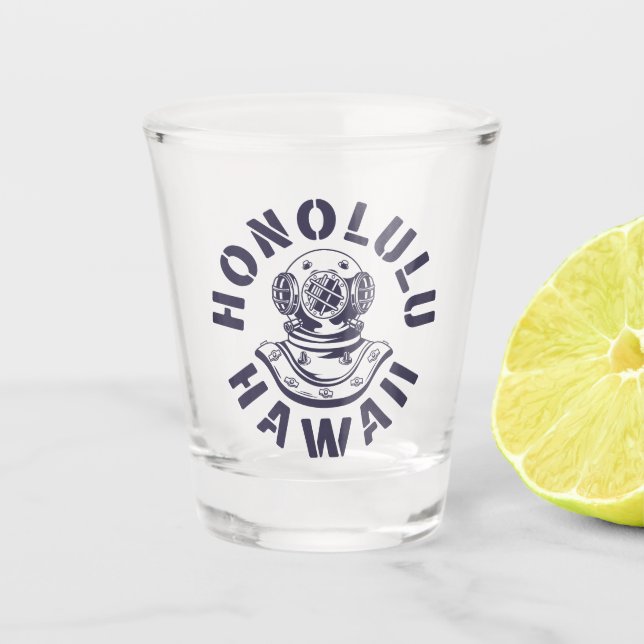 Vaso De Chupito Honolulu, Hawaii (Anverso)
