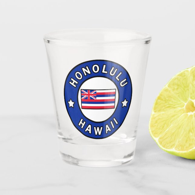 Vaso De Chupito Honolulu Hawaii (Anverso)