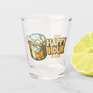 Vaso De Chupito hora feliz de whisky divertido